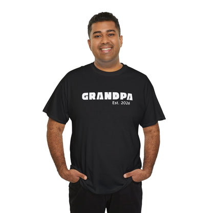 Grandpa 2026, Block Text T-Shirt