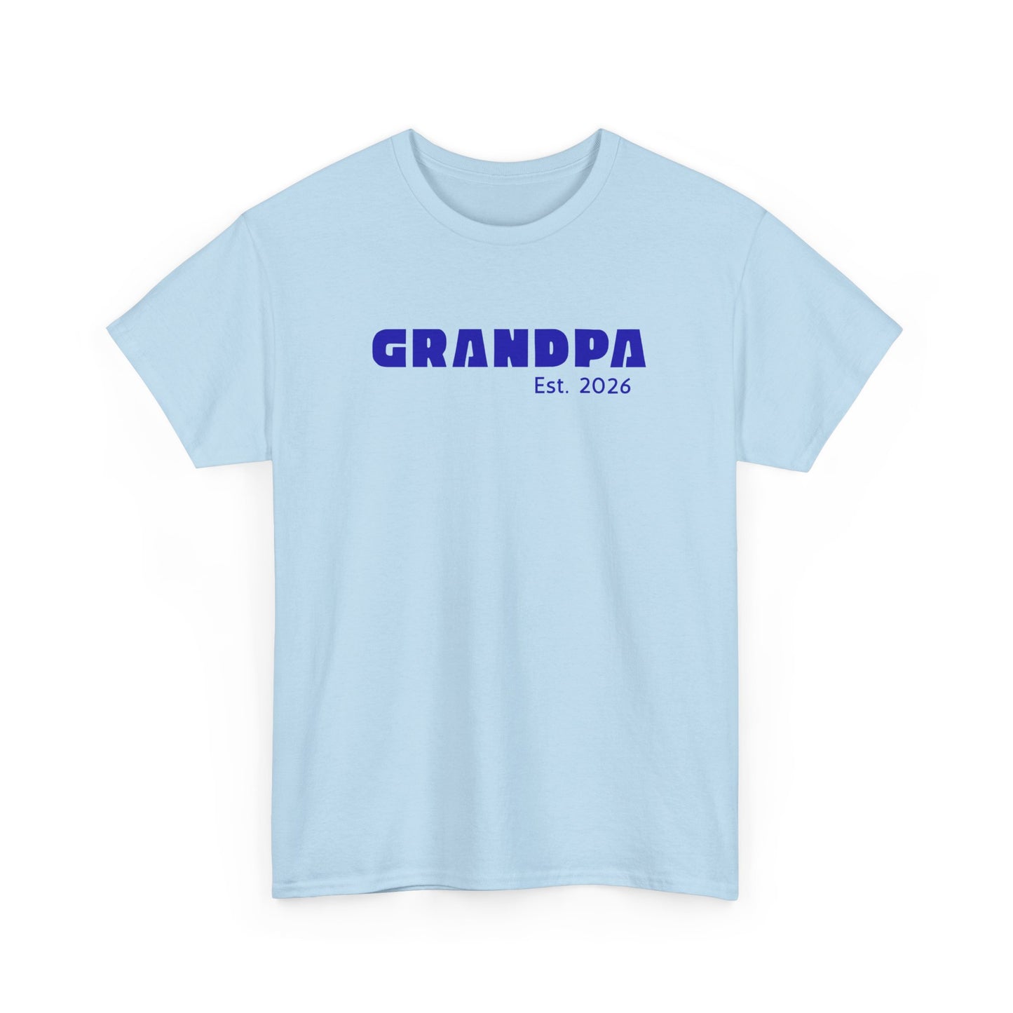 Grandpa 2026, Block Text T-Shirt