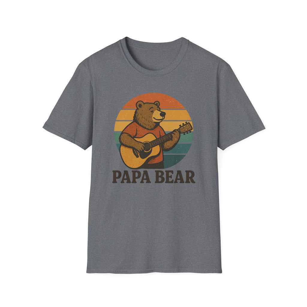 Papa Bear Guitar T-Shirt