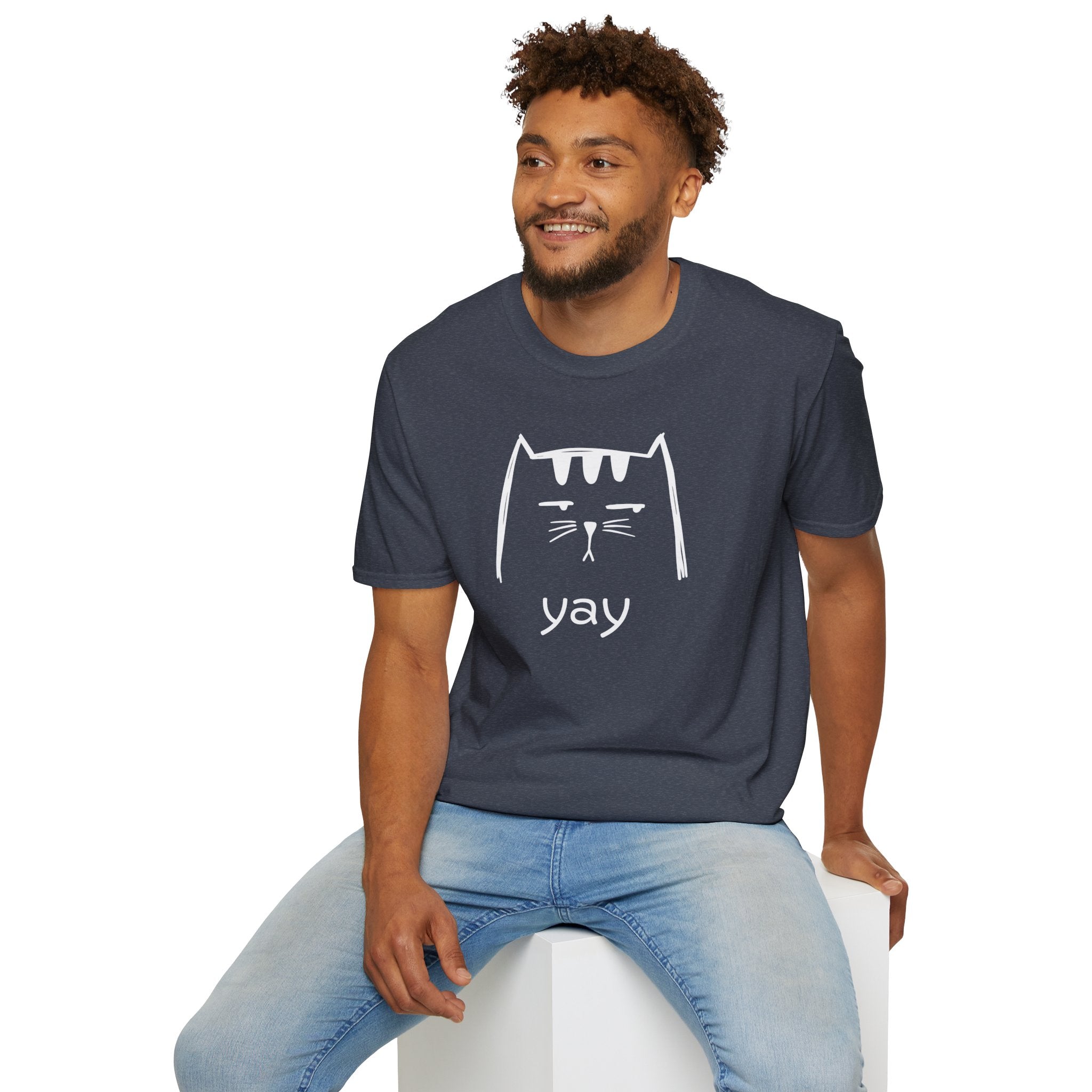yay cat tee