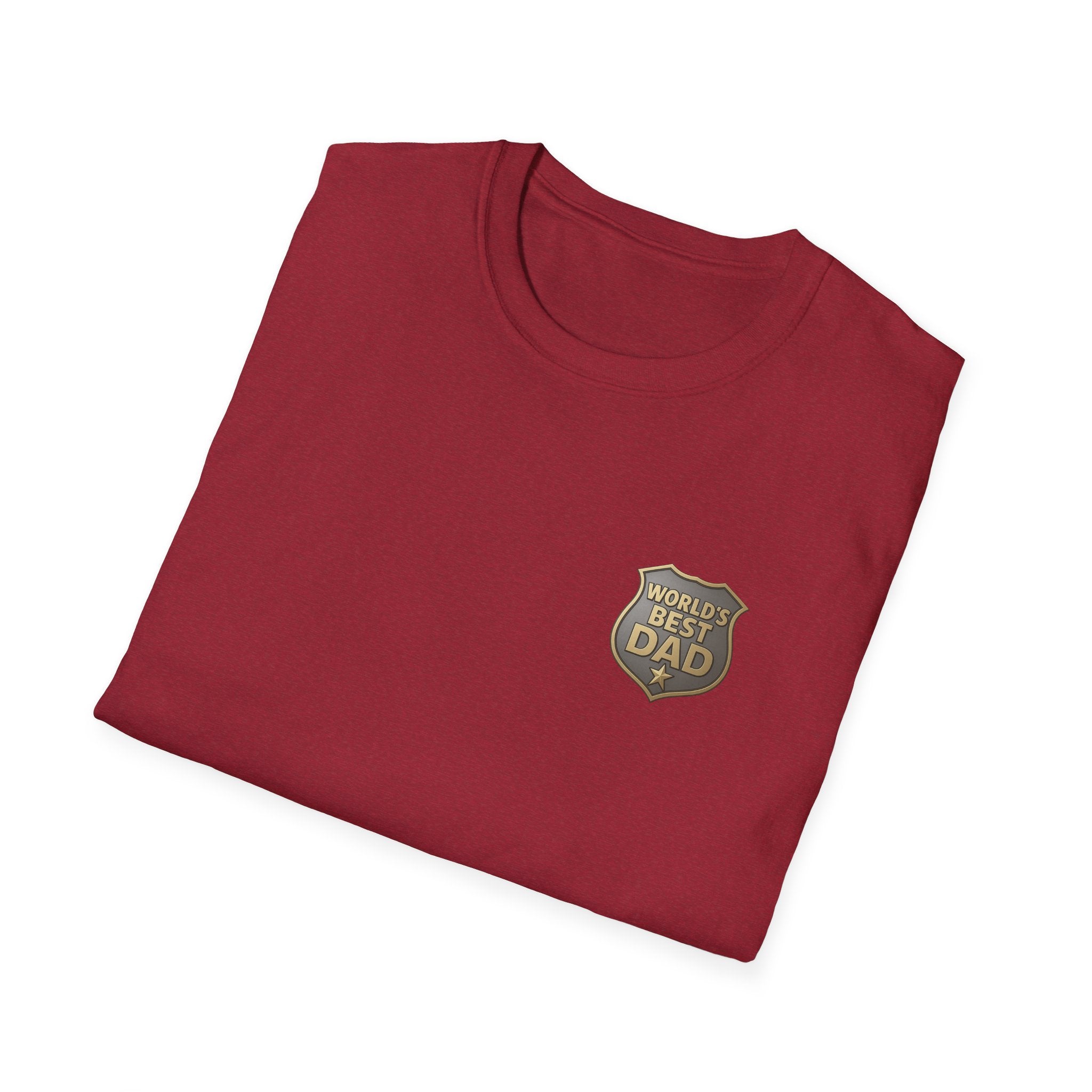 World's Best Dad Badge T-Shirt