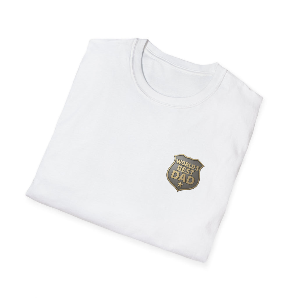 World's Best Dad Badge T-Shirt