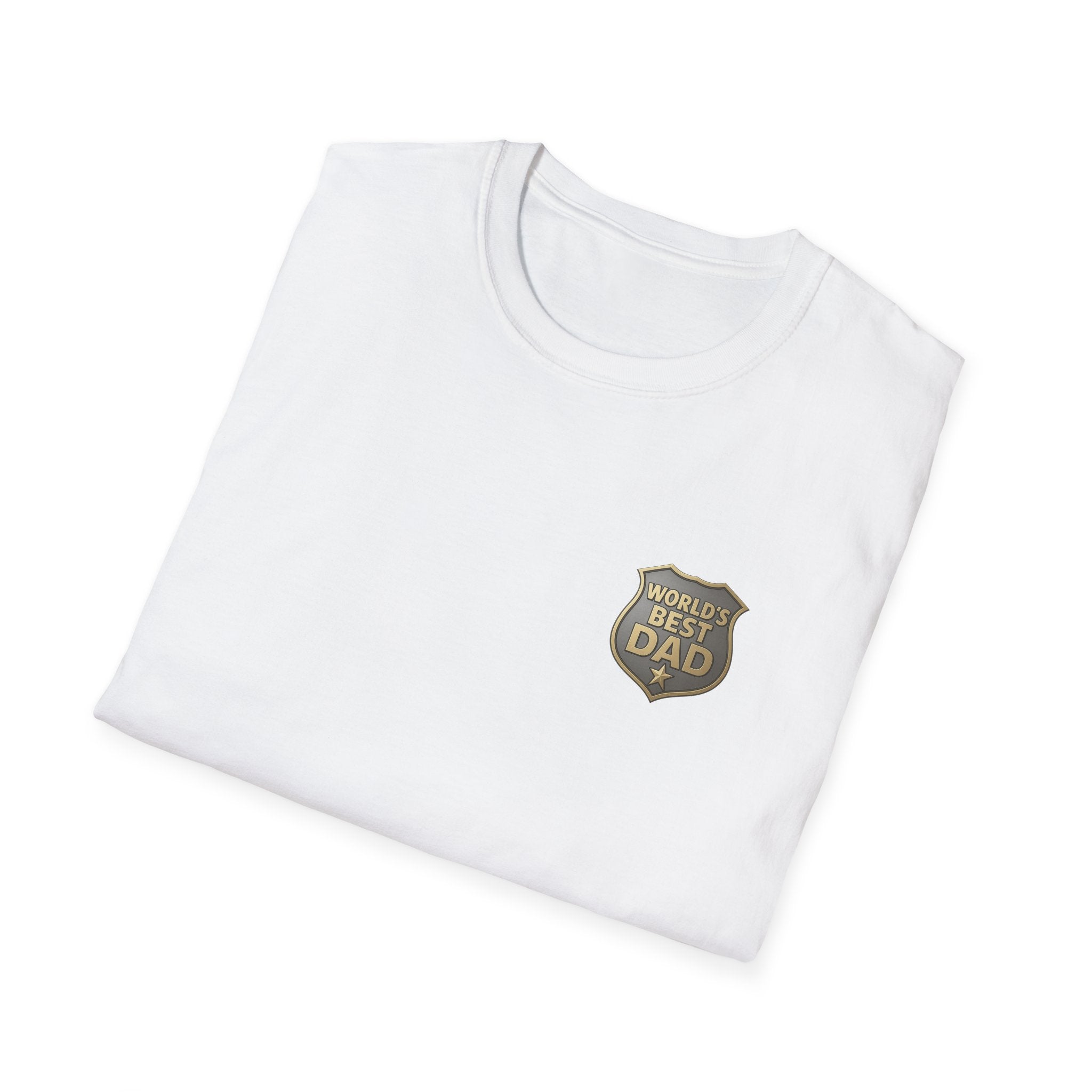 World's Best Dad Badge T-Shirt