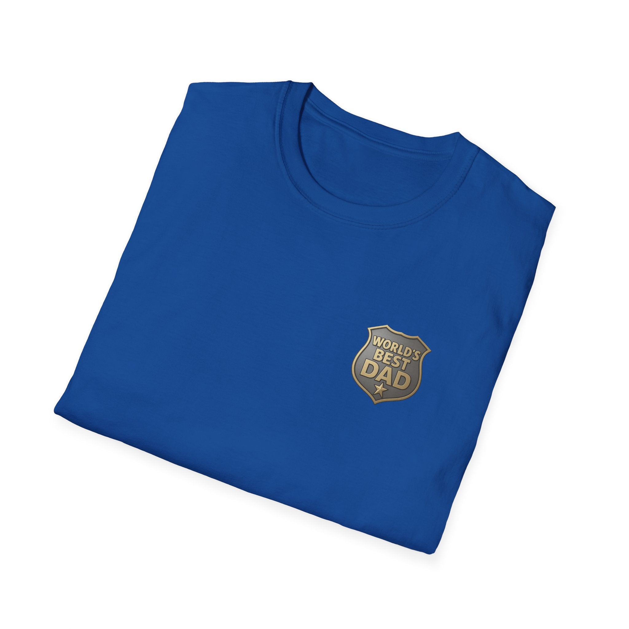 World's Best Dad Badge T-Shirt