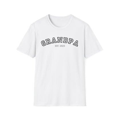 Grandpa Est. 2025 T‑Shirt