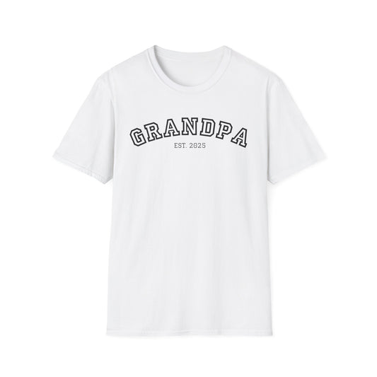 Grandpa Est. 2025 T‑Shirt