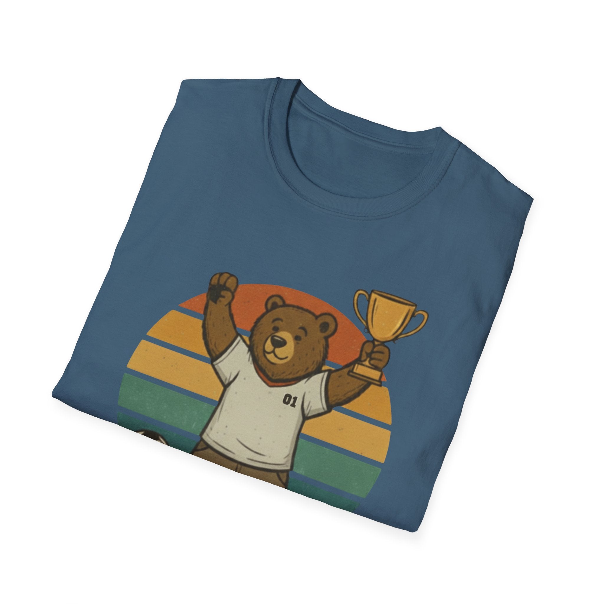 Papa Bear Football T-Shirt