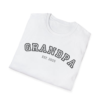 Grandpa Est. 2025 T‑Shirt