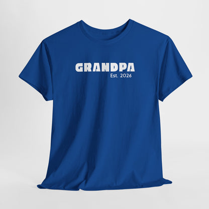 Grandpa 2026, Block Text T-Shirt