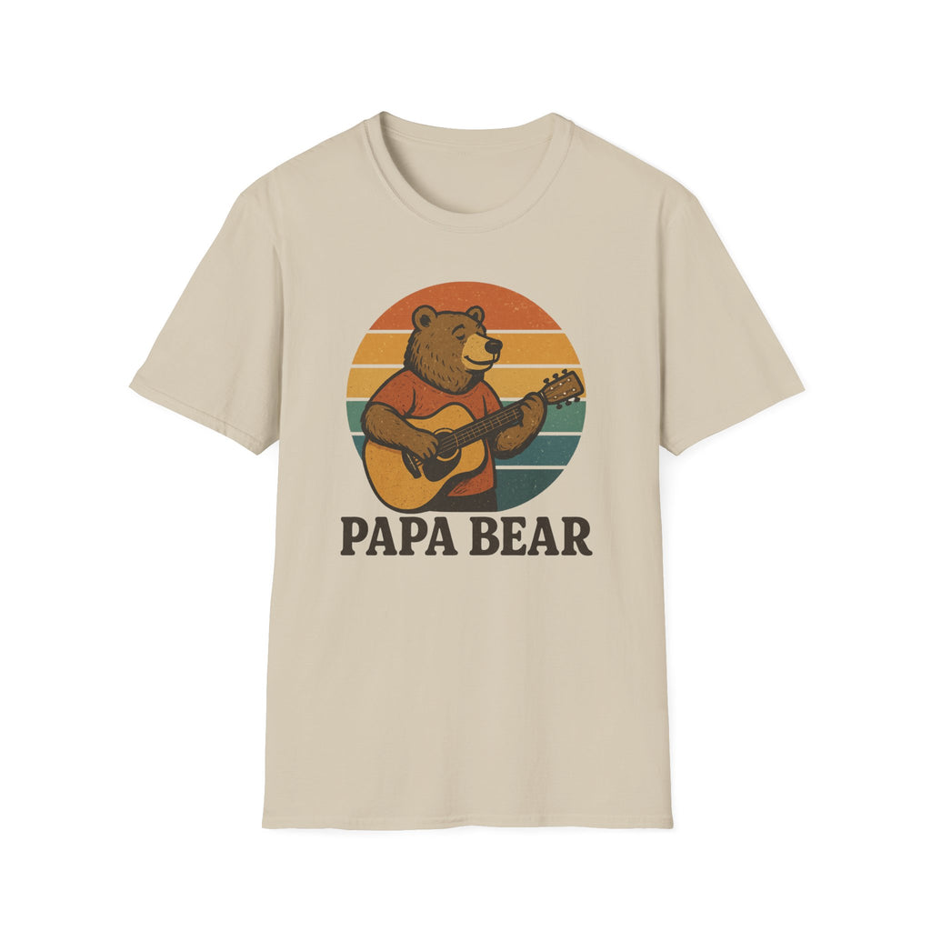 Papa Bear Guitar T-Shirt