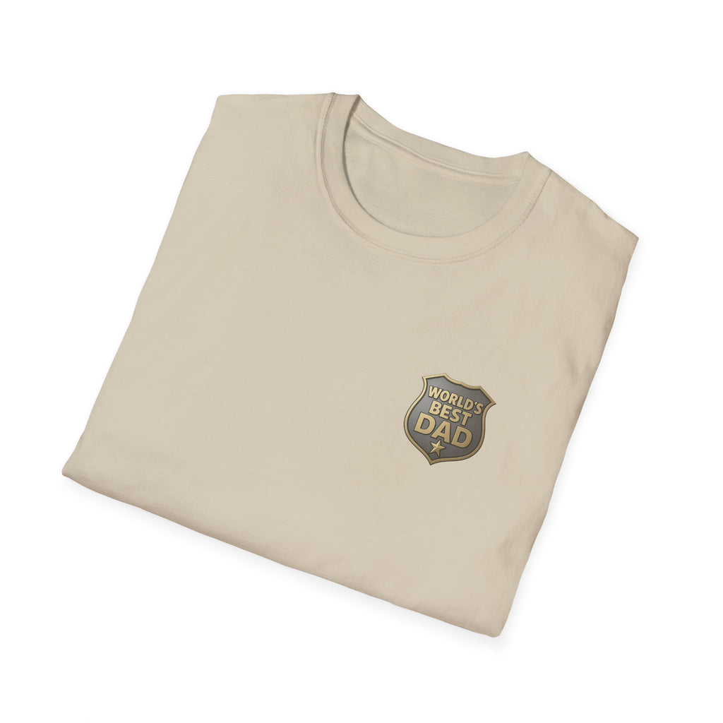 World's Best Dad Badge T-Shirt