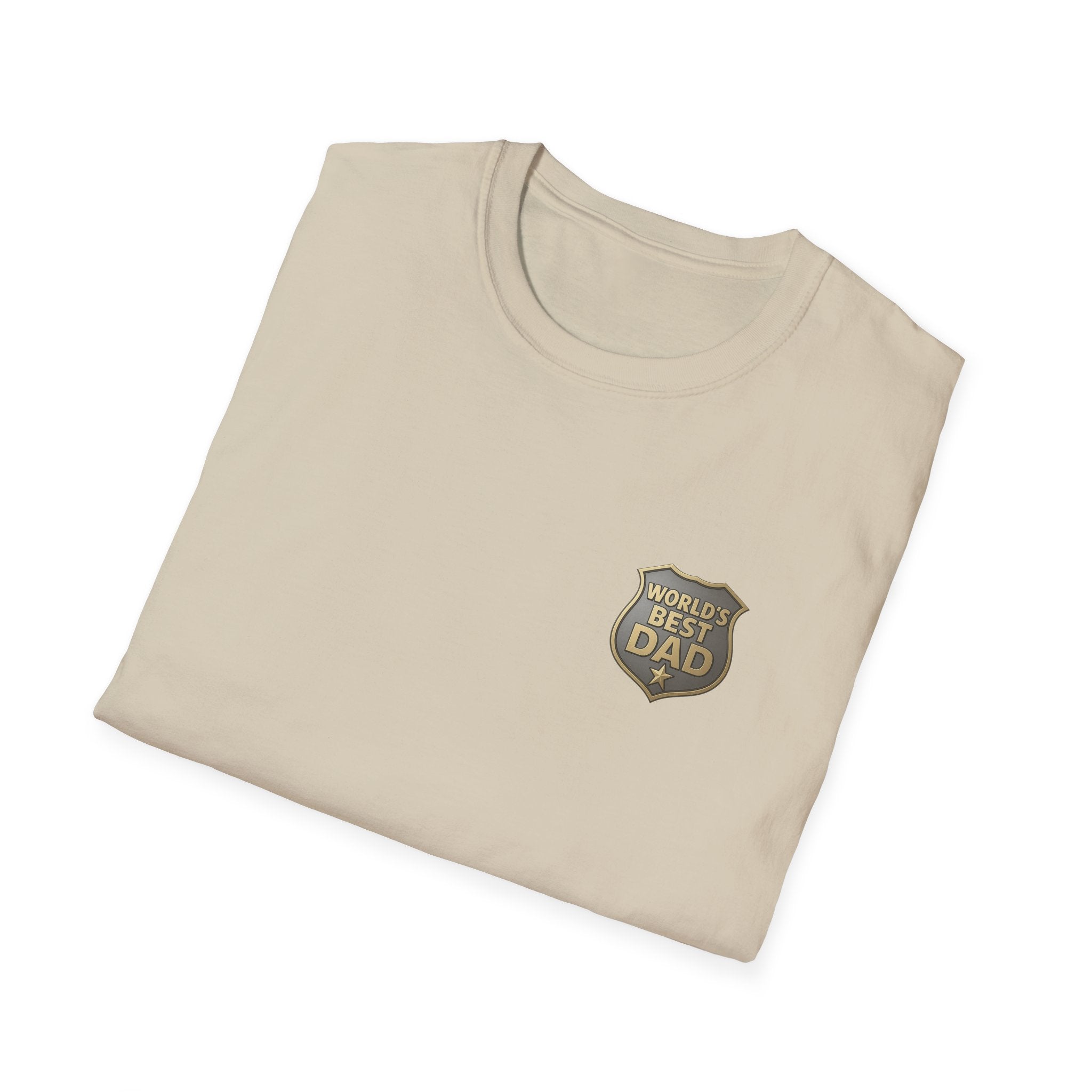 World's Best Dad Badge T-Shirt