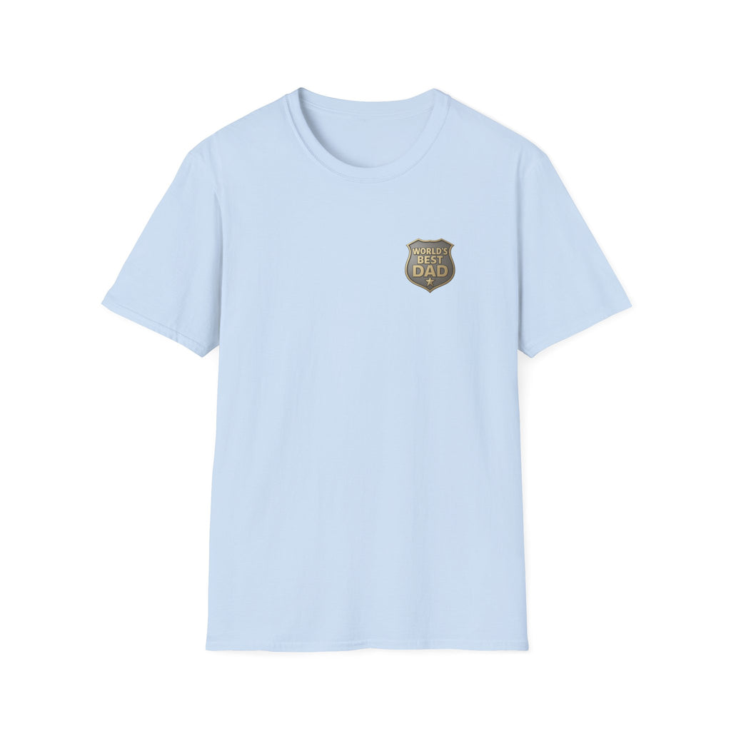 World's Best Dad Badge T-Shirt