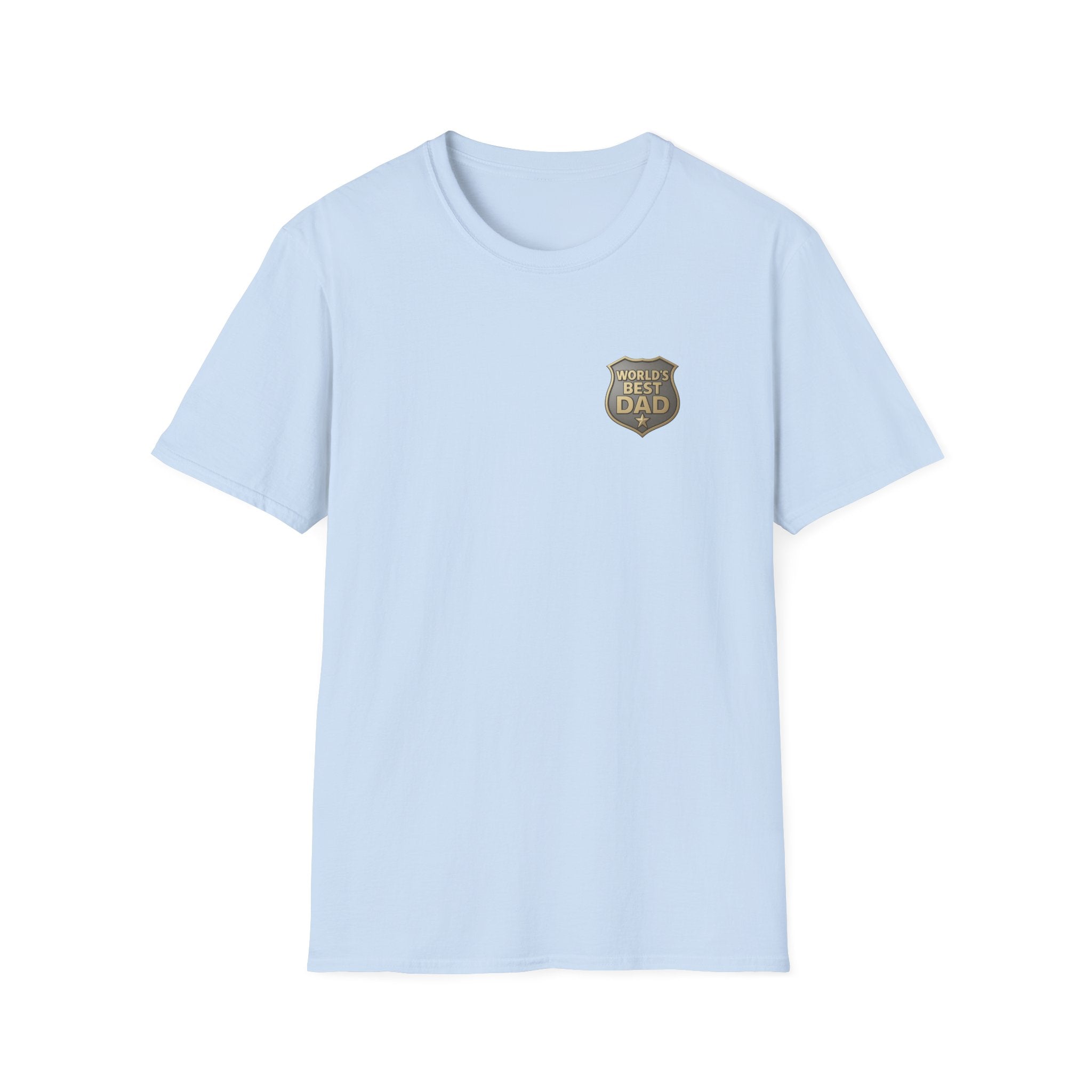World's Best Dad Badge T-Shirt