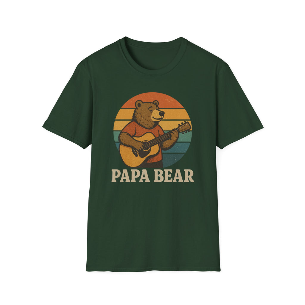 Papa Bear Guitar T-Shirt