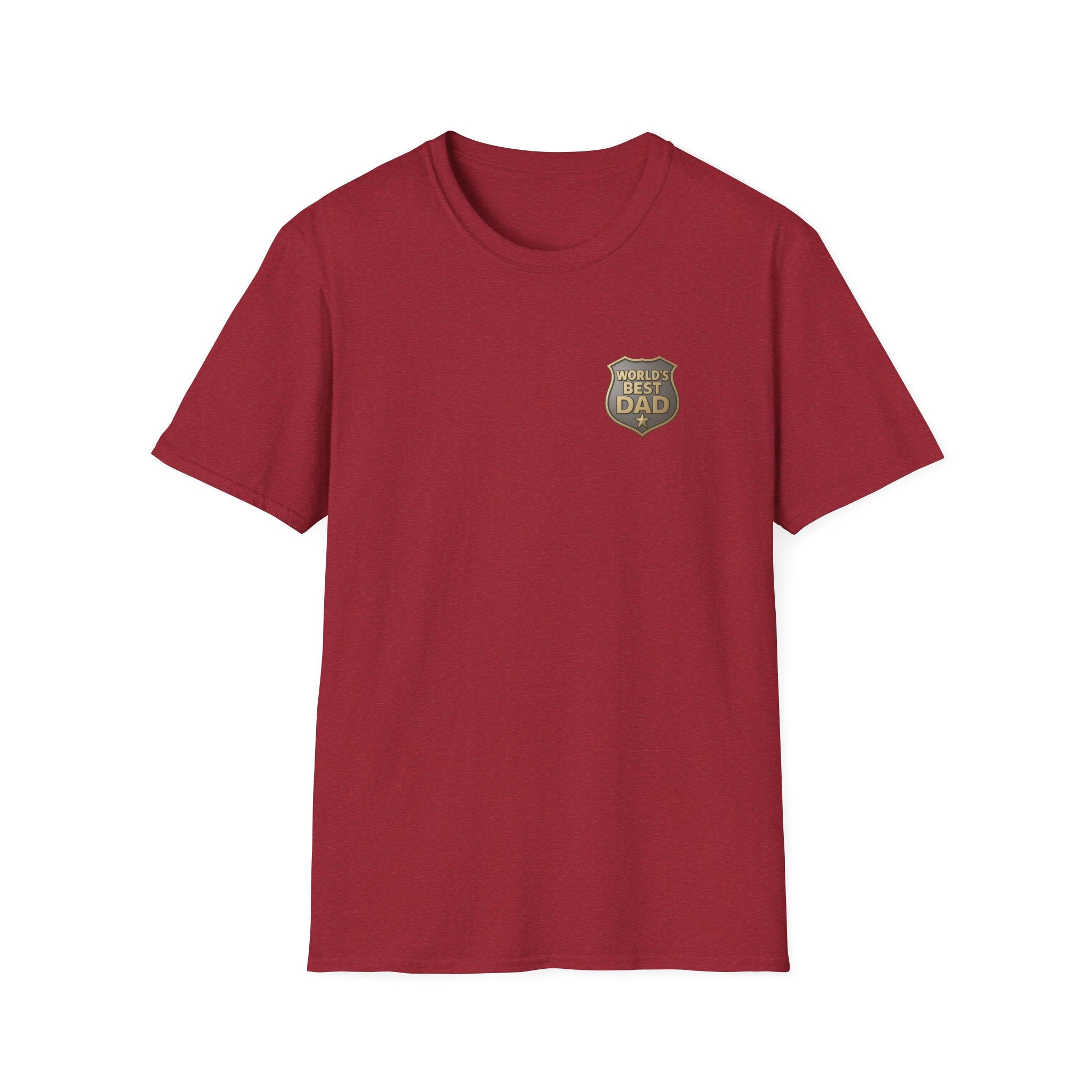 World's Best Dad Badge T-Shirt