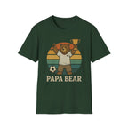 Papa Bear Football T-Shirt
