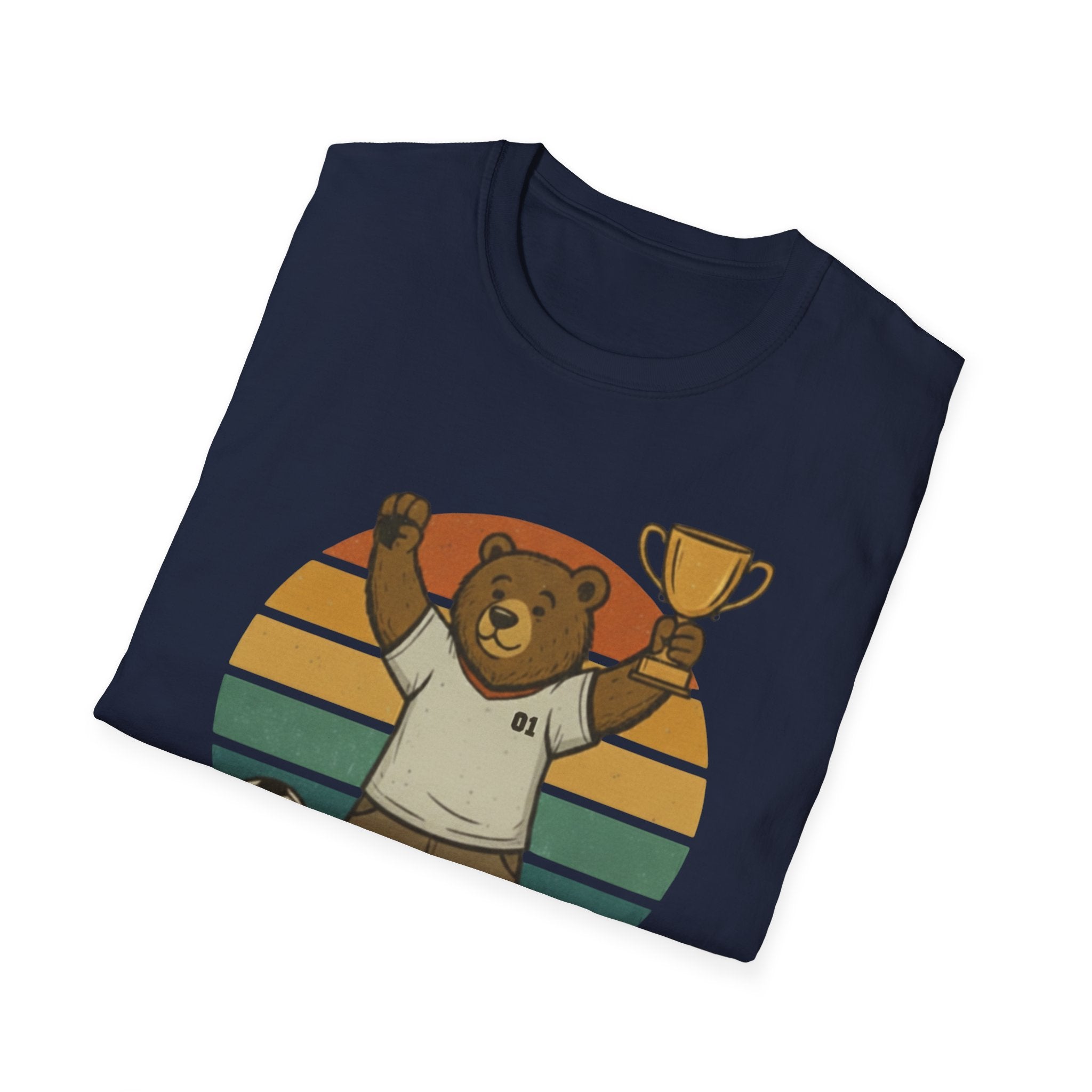 Papa Bear Football T-Shirt