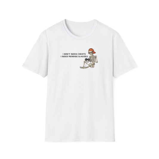 Don't Need Cheats Skeleton Tee