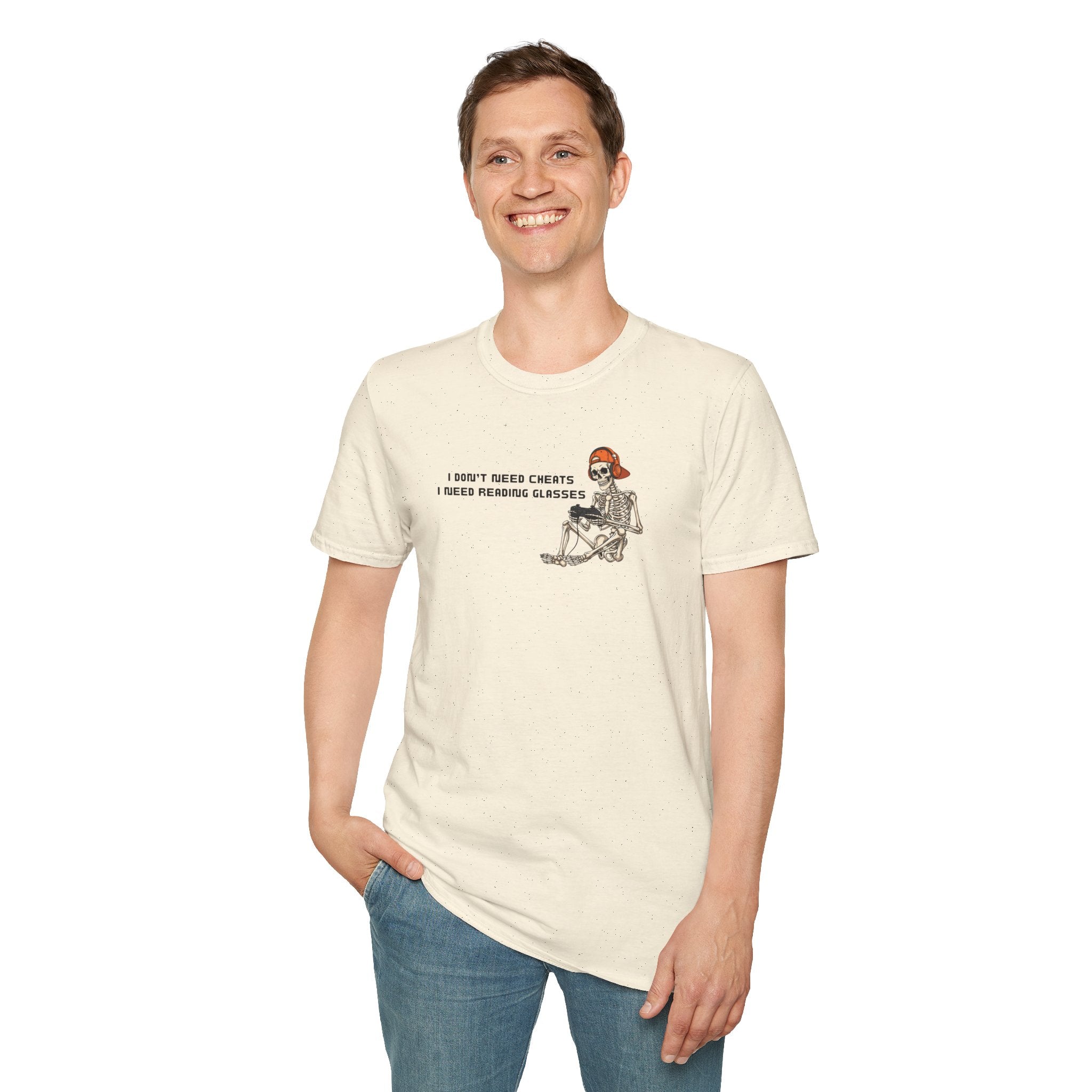 Don't Need Cheats Skeleton Tee