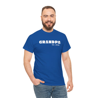 Grandpa 2026, Block Text T-Shirt