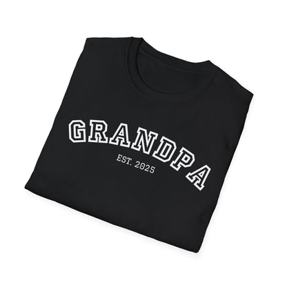 Grandpa Est. 2025 T‑Shirt
