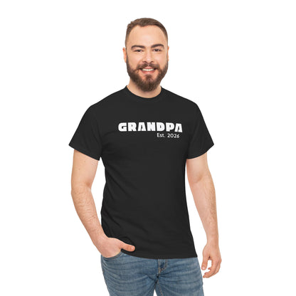 Grandpa 2026, Block Text T-Shirt