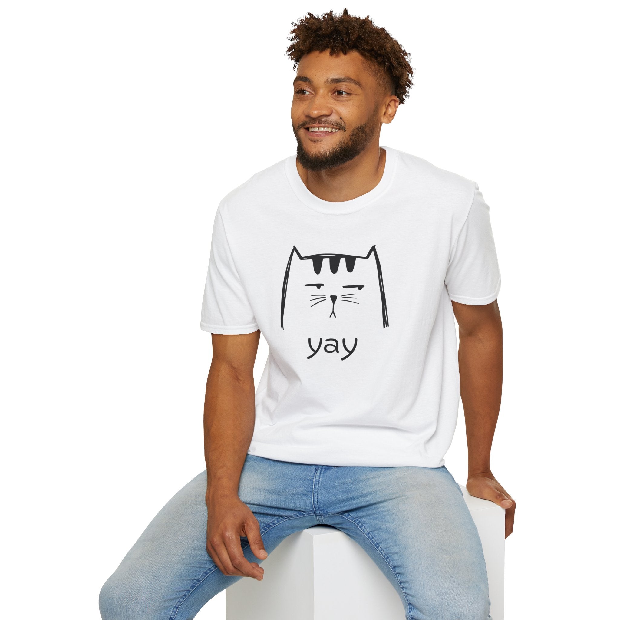 yay cat tee