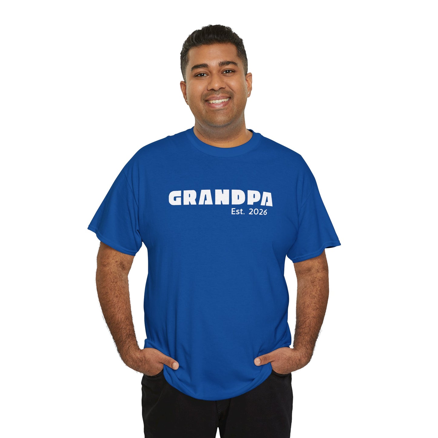 Grandpa 2026, Block Text T-Shirt