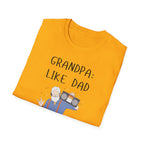 Grandpa: Like Dad But Cooler T-shirt