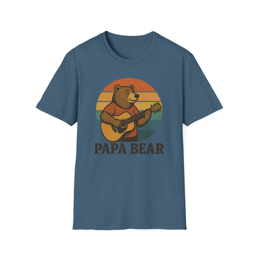 Papa Bear Guitar T-Shirt