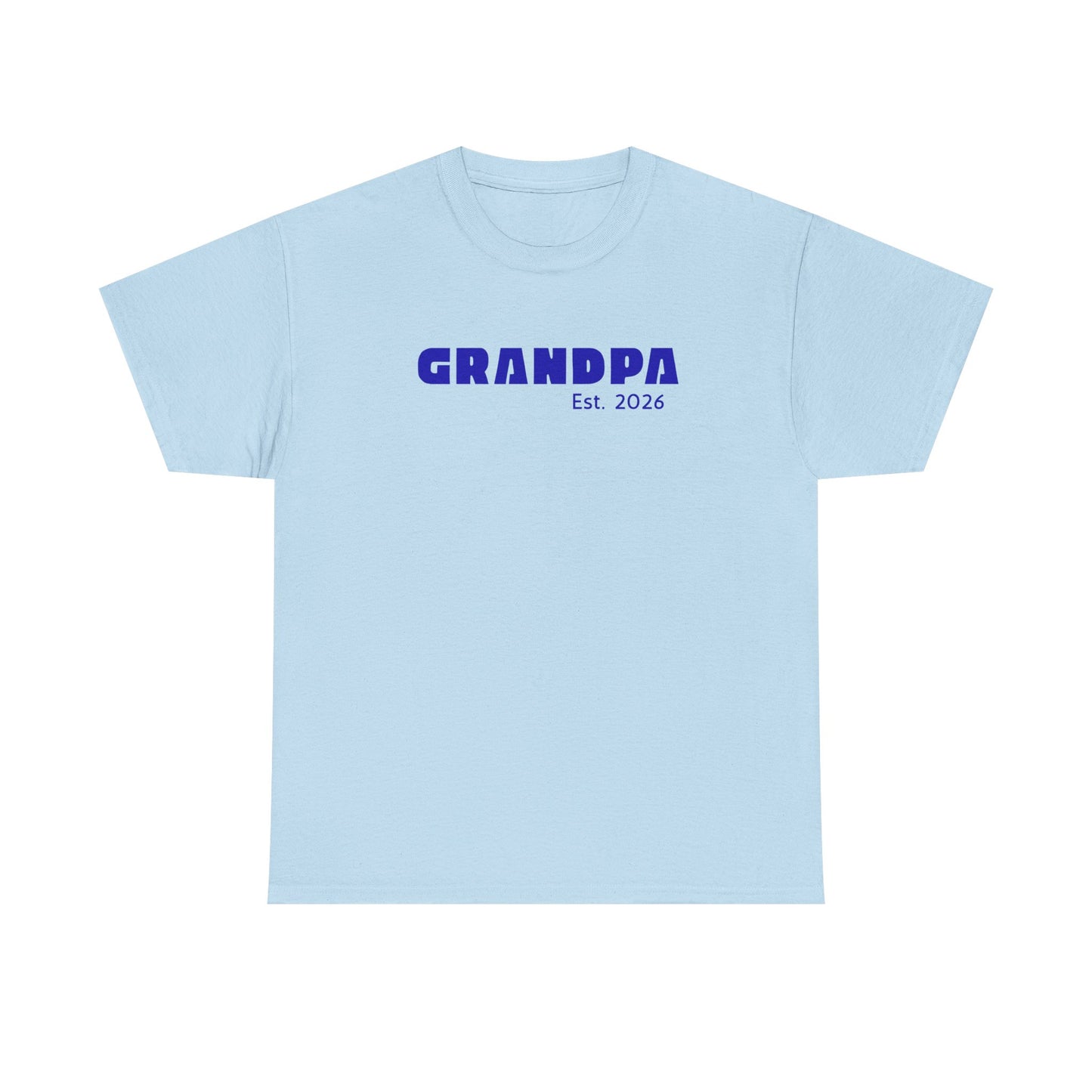 Grandpa 2026, Block Text T-Shirt