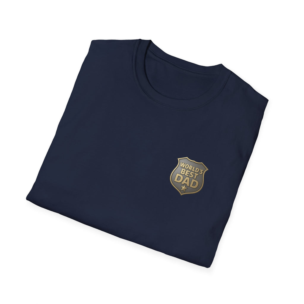 World's Best Dad Badge T-Shirt