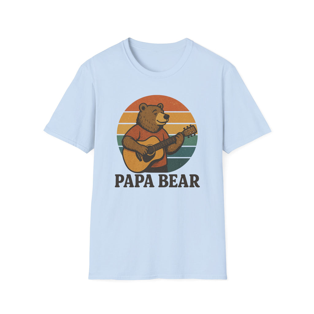 Papa Bear Guitar T-Shirt