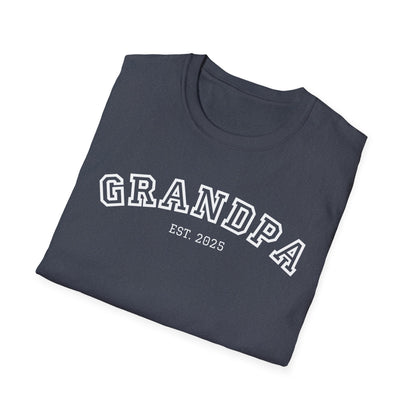 Grandpa Est. 2025 T‑Shirt