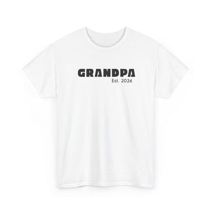 Grandpa 2026, Block Text T-Shirt