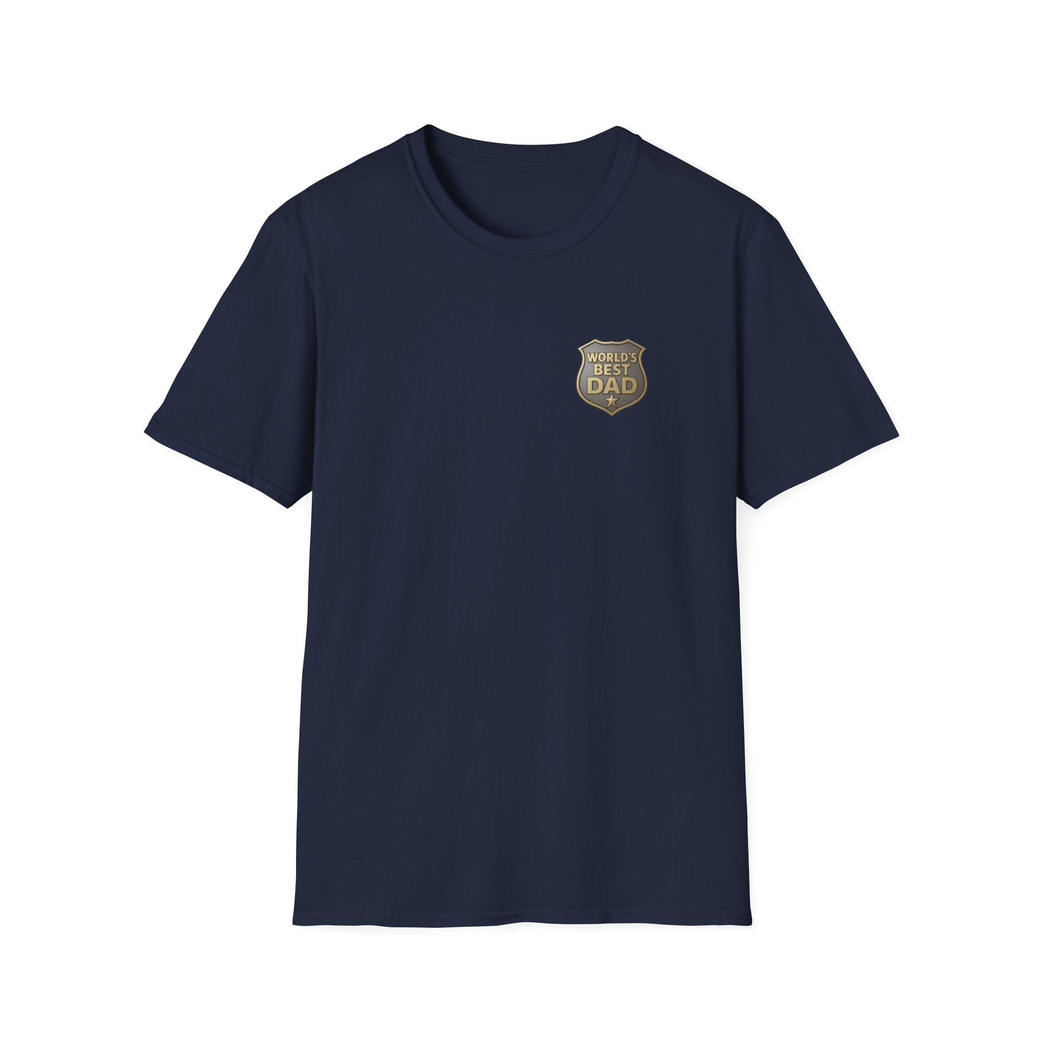 World's Best Dad Badge T-Shirt