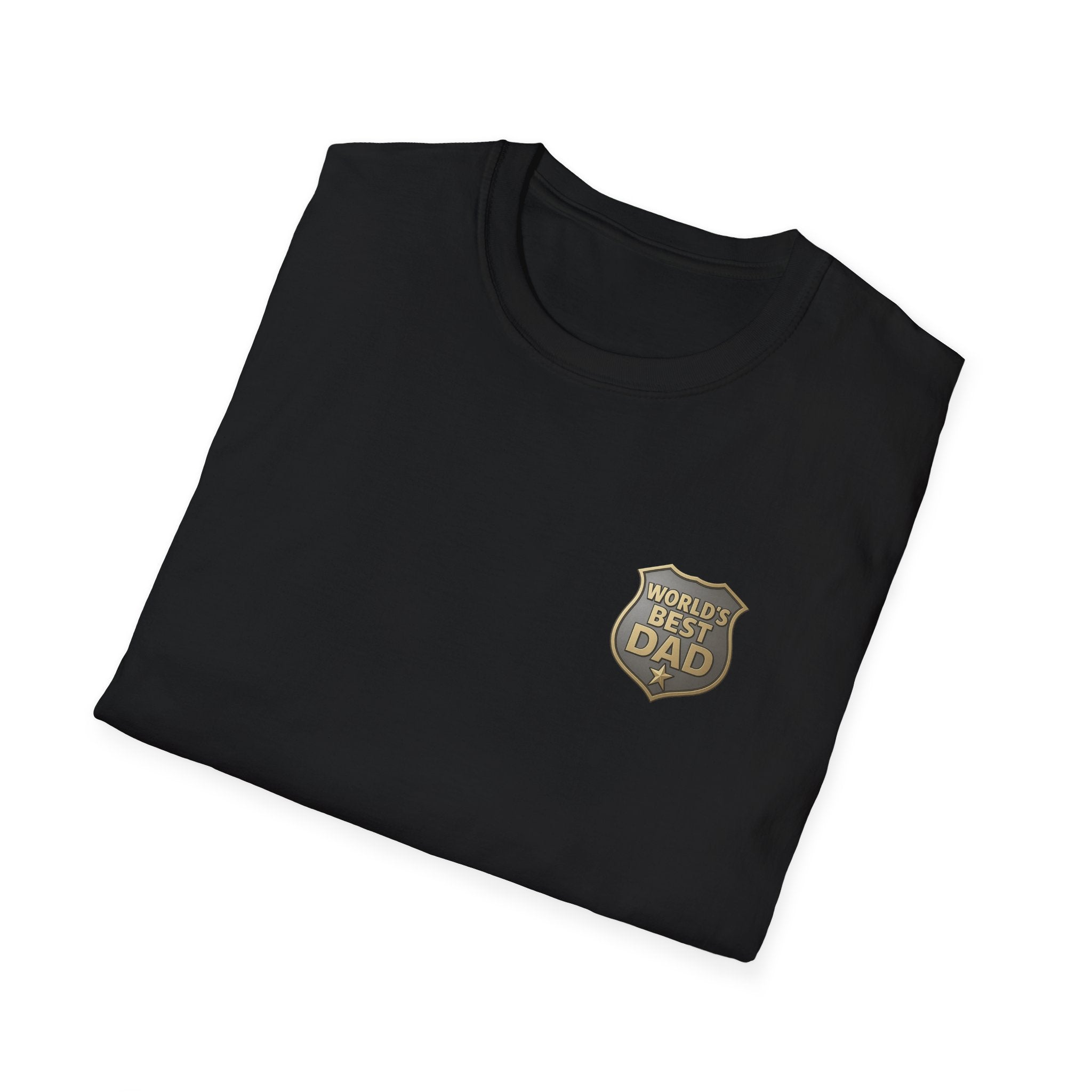 World's Best Dad Badge T-Shirt