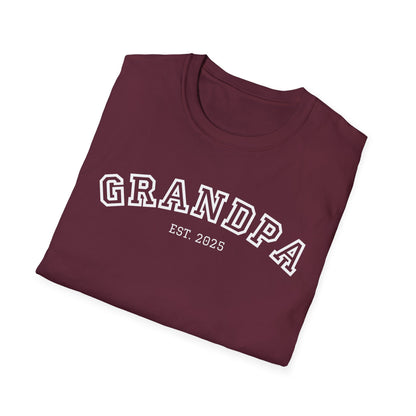 Grandpa Est. 2025 T‑Shirt