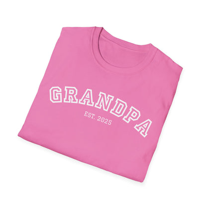 Grandpa Est. 2025 T‑Shirt
