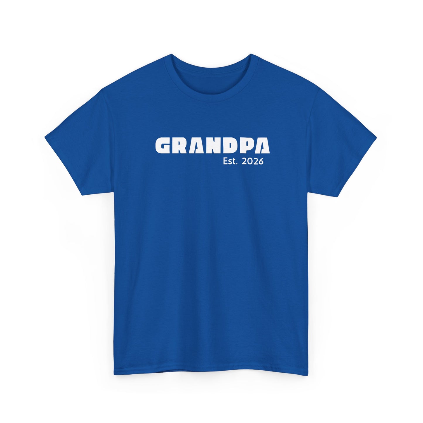 Grandpa 2026, Block Text T-Shirt