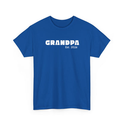 Grandpa 2026, Block Text T-Shirt