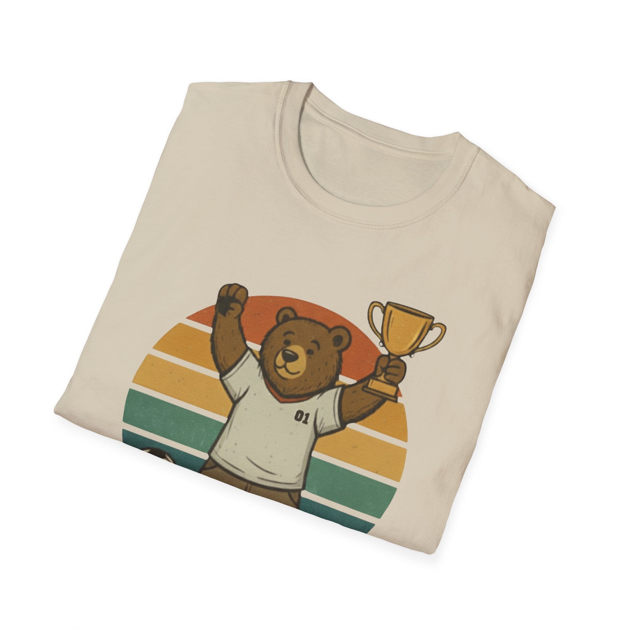 Papa Bear Football T-Shirt