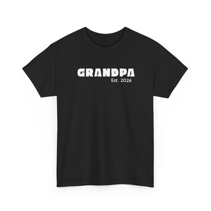 Grandpa 2026, Block Text T-Shirt