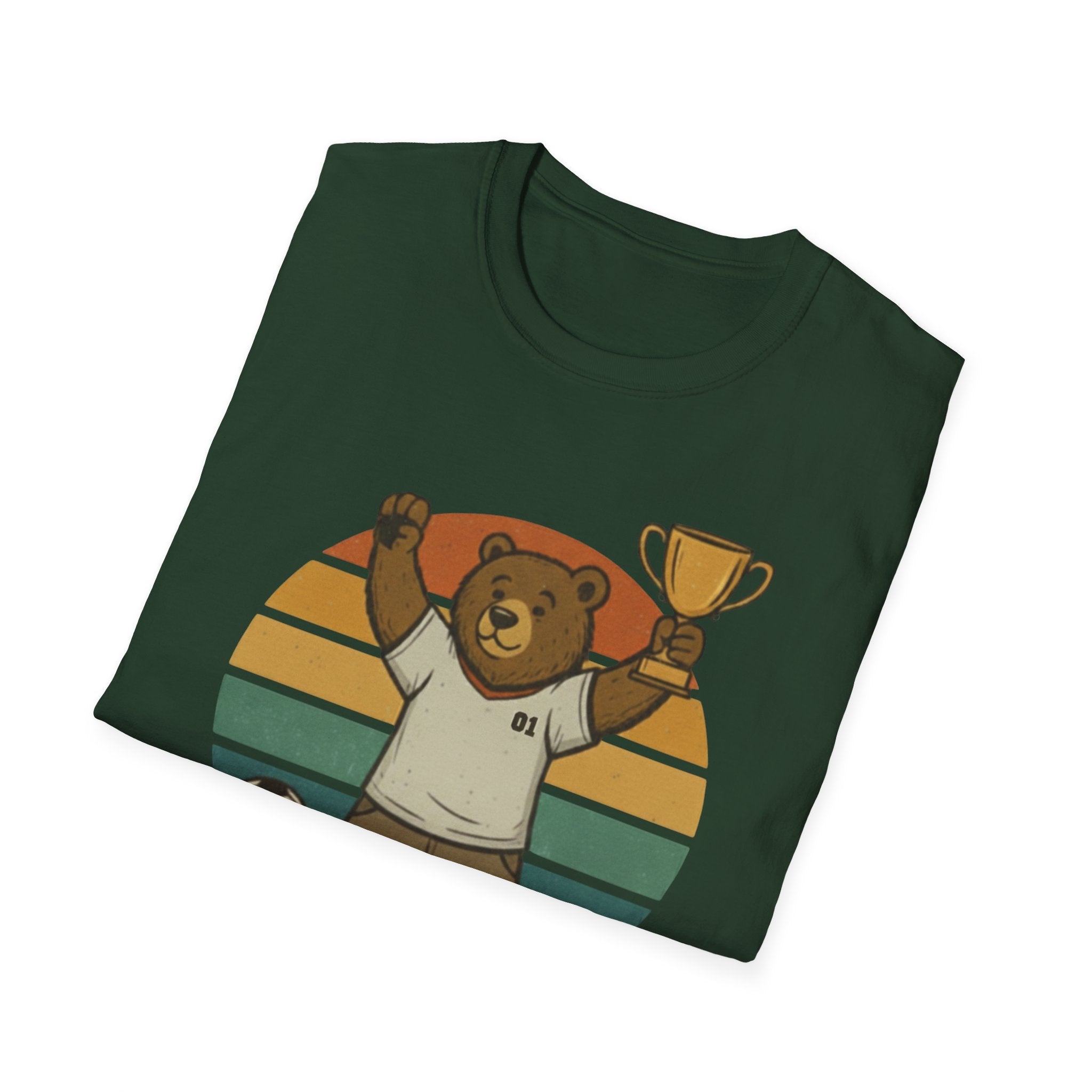 Papa Bear Football T-Shirt