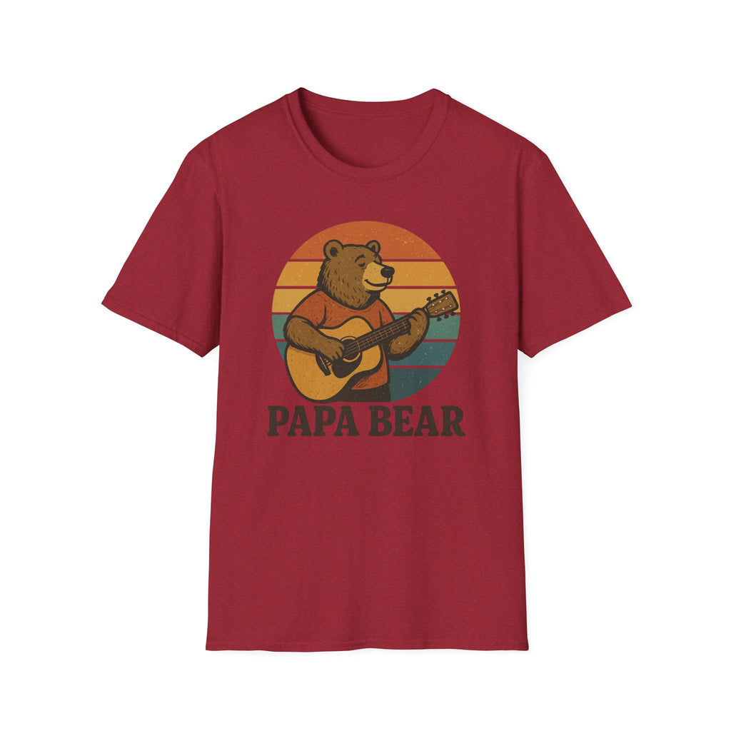 Papa Bear Guitar T-Shirt