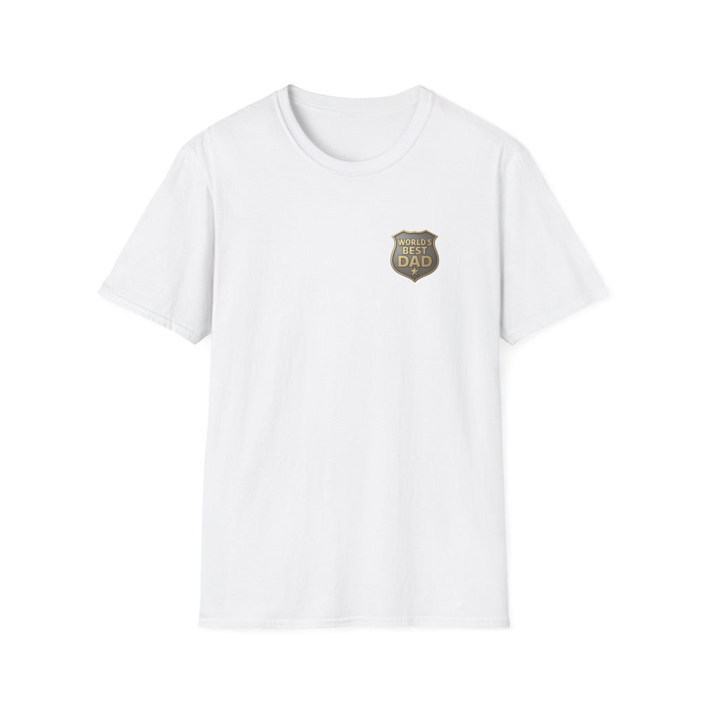 World's Best Dad Badge T-Shirt