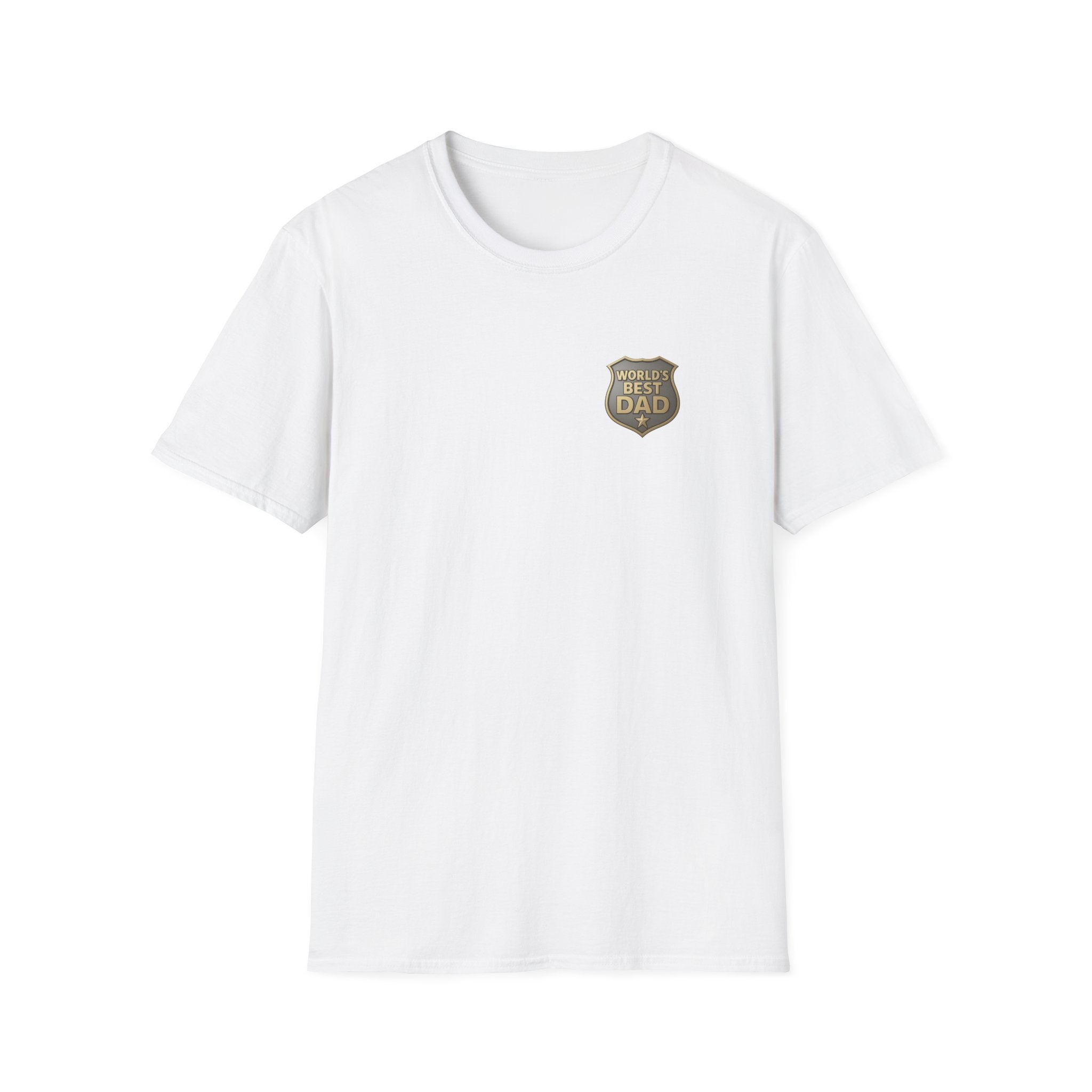 World's Best Dad Badge T-Shirt