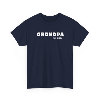 Grandpa 2026, Block Text T-Shirt