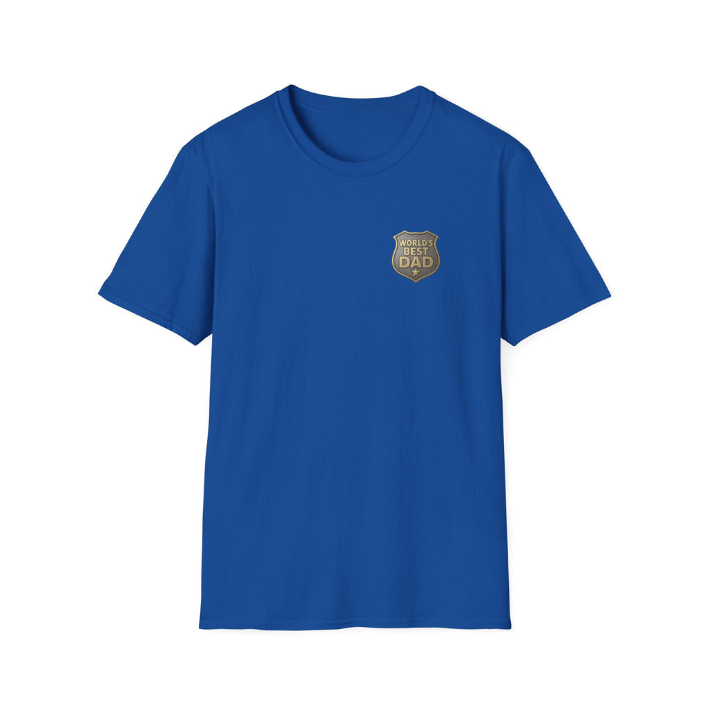 World's Best Dad Badge T-Shirt